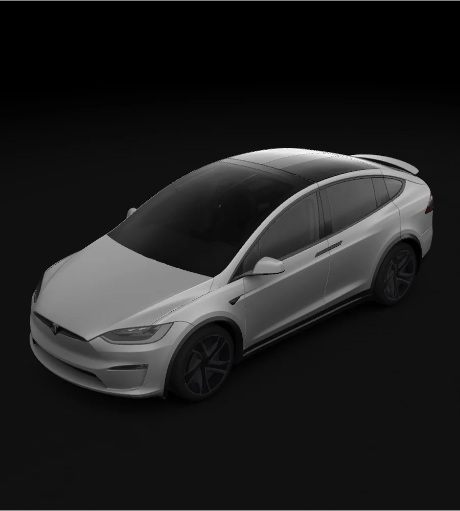 Model X 2021+ Tesla wrap design template
