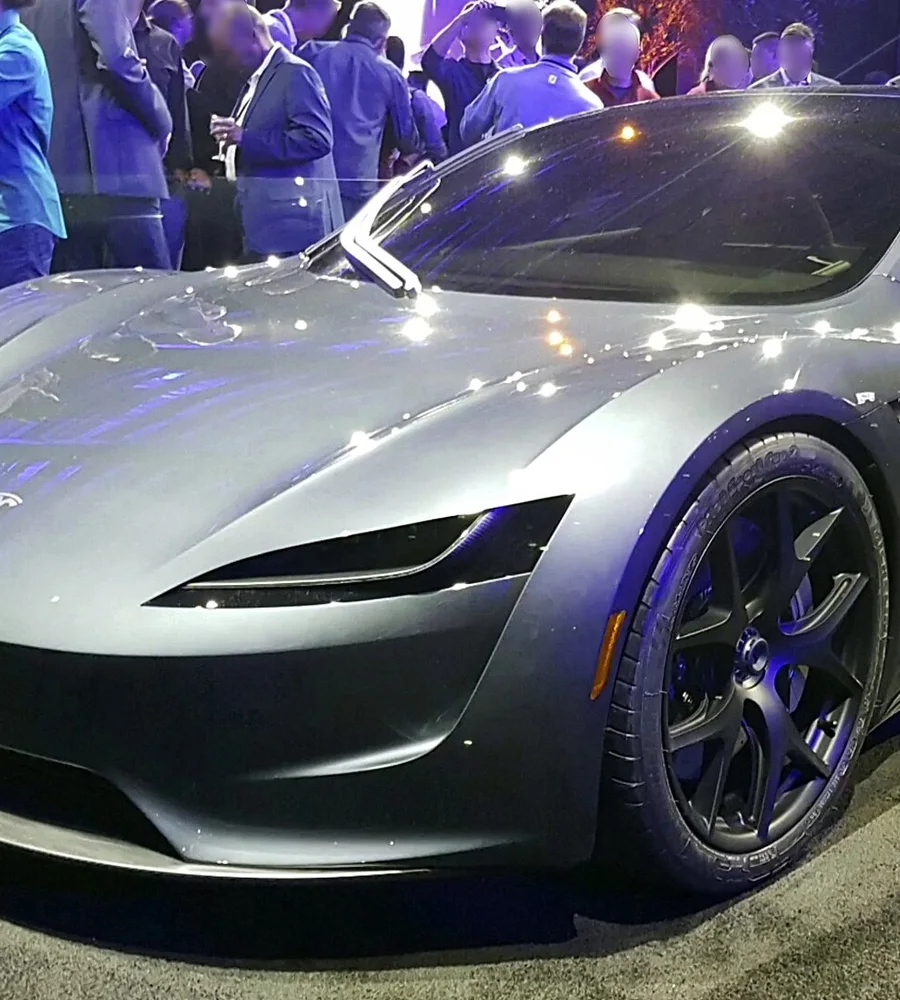 Roadster Tesla wrap design template